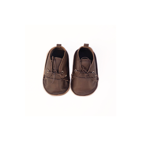 Leather Shoes - Chocolate Brown