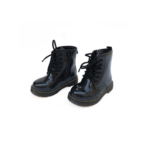 Metallic Boots | Black Pearl