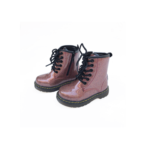 Metallic Boots | Pink Pearl