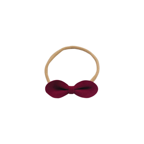 Newborn Headband - Burgundy