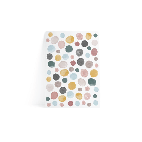 Polka Dots Wall Sticker - Watercolor
