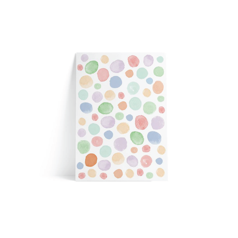 Polka Dots Wall Sticker - Pastel