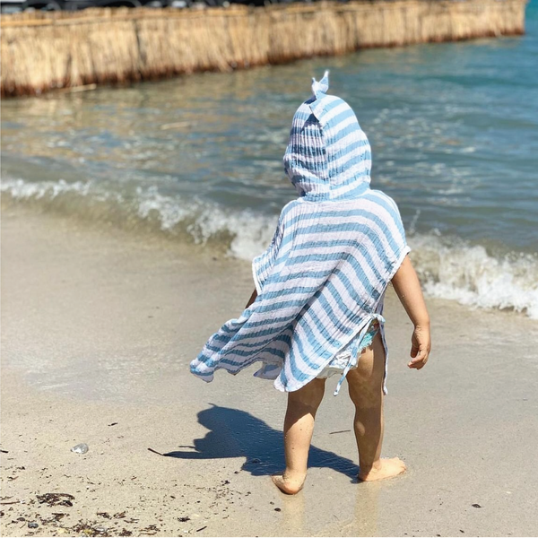 Swimming Shorts and Poncho Set