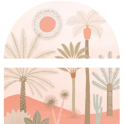 Palm Desert Arch Wall Mural