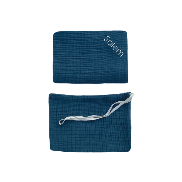 Blanket and Bag Set - Indigo