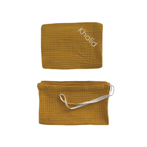 Blanket and Bag Set- Mustard