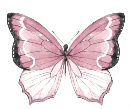 Watercolor Butterfly Decal Set