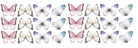 Watercolor Butterfly Decal Set