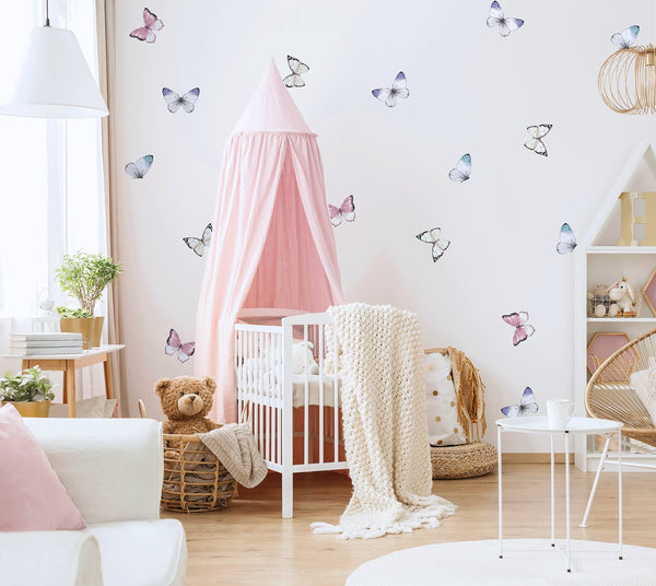 Watercolor Butterfly Decal Set
