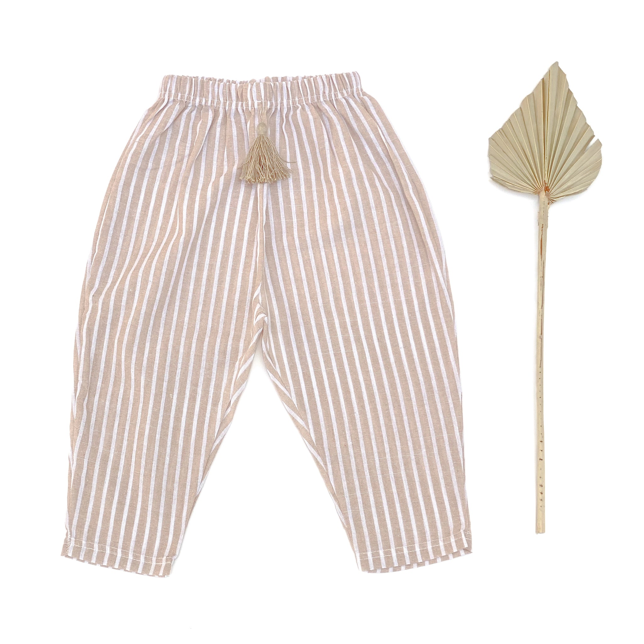 Mid Length Pants - Beige