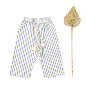 Striped Pants - Sky Blue