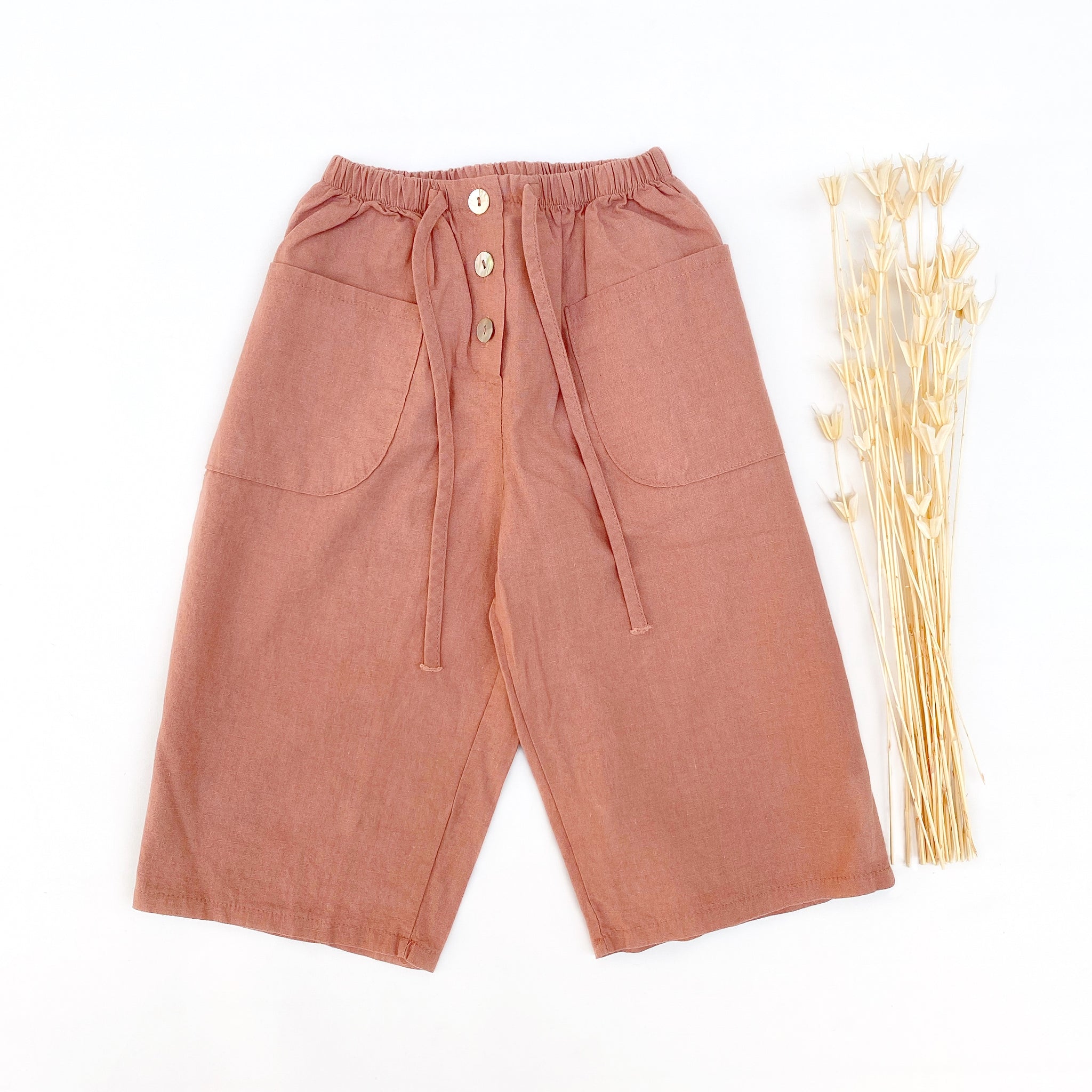 Straight Cut Pants - Pink