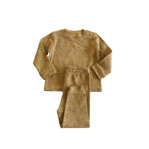 Speckle Pajama Set - Mustard