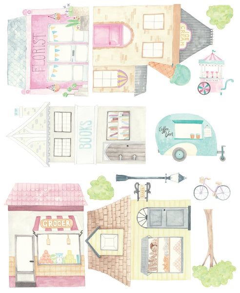 Little Town Decal Set
