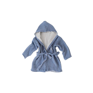 Muslin Robe - Denim