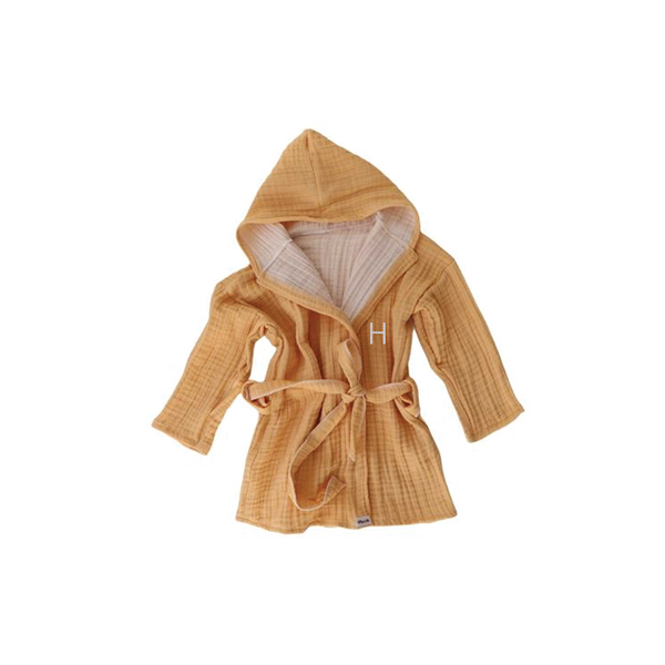 Muslin Robe -Mustard