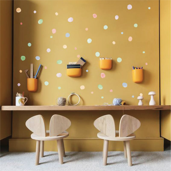 Polka Dots Wall Sticker - Pastel