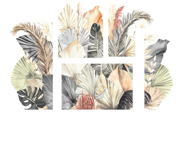 Boho Garden Wall Mural