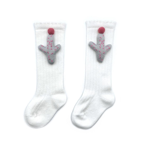 Cactus Socks - White